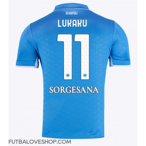 Dres SSC Napoli Romelu Lukaku #11 Domáci 2024-25 Krátky Rukáv